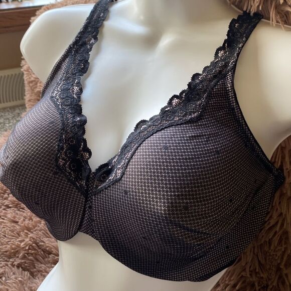 Victoria’s Secret Unlined Full Coverage Bra 36DDD Black (fits like 36DD) - Picture 2 of 8